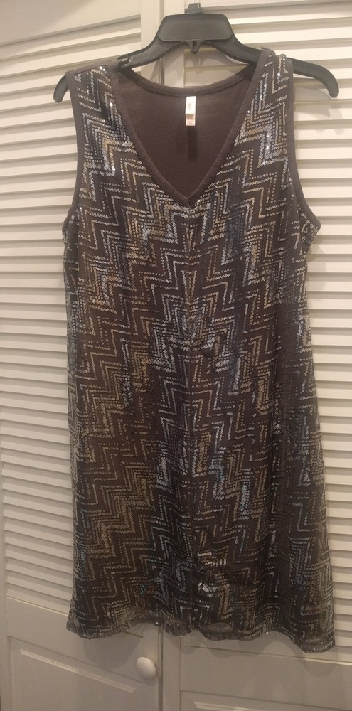 Sequin Party Shirt/Tunic Dress